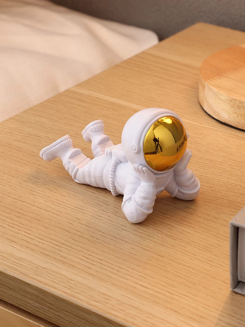 Desktop Astronaut Ornaments, Spaceman Ornament,Desktop Phone Holder,Home Decor,Astronaut Statue,Office Decoration