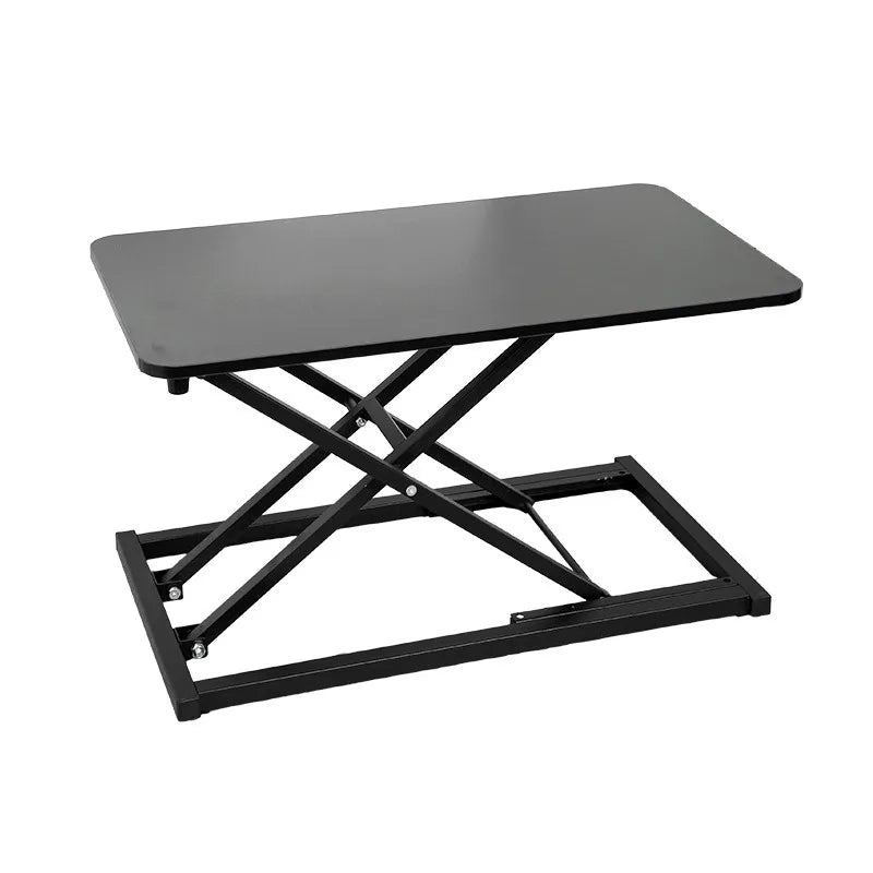 Manual Adjustable Laptop Stand Up Desk 7 Levels Ergonomic Standing Workstation for Home Office Notebook Computer Table