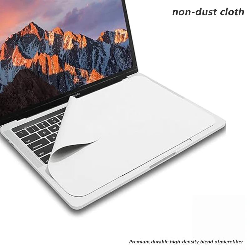 Portable Palm keyboard Cover, Microfiber Anti-dust Protective Film, Laptop Cleaning Wipe Cloth