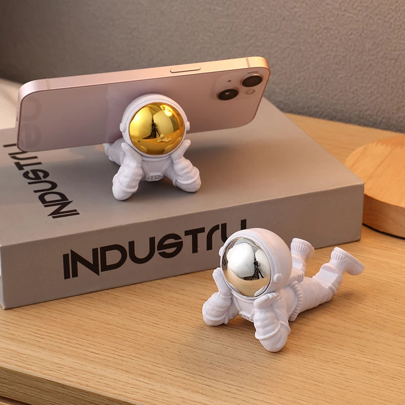 Desktop Astronaut Ornaments, Spaceman Ornament,Desktop Phone Holder,Home Decor,Astronaut Statue,Office Decoration