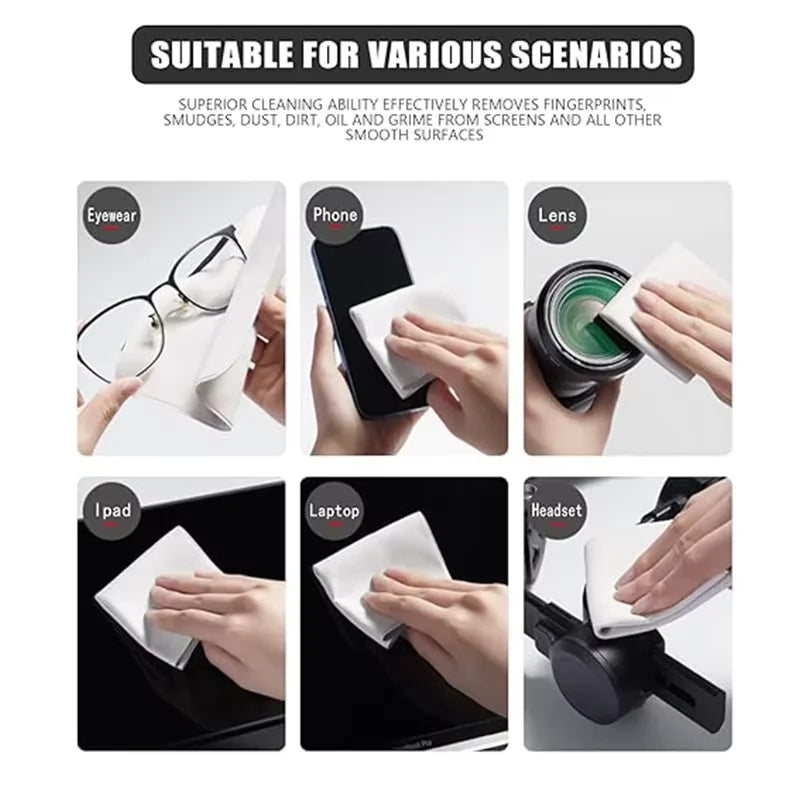 Portable Palm keyboard Cover, Microfiber Anti-dust Protective Film, Laptop Cleaning Wipe Cloth