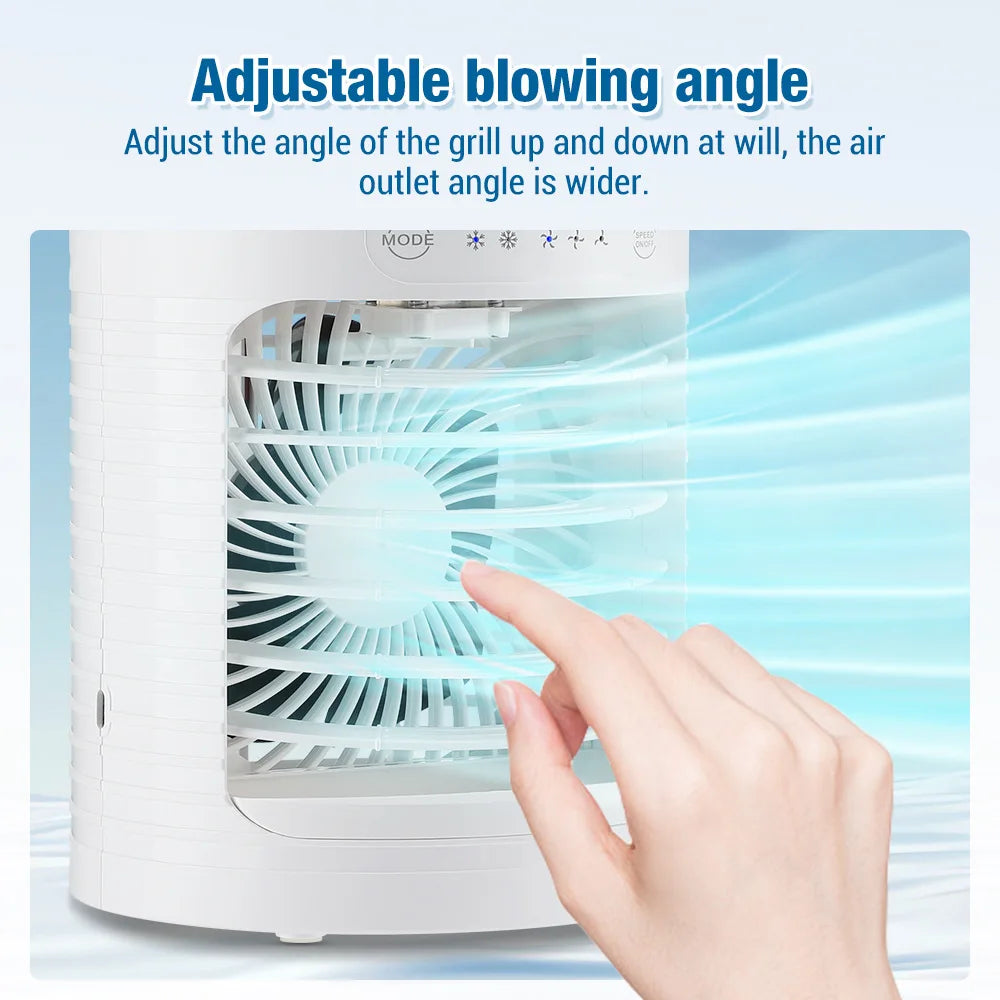 New Desktop Cooling Fan USB Office Home Desktop Spray Water Cooling Fan Mini Air Conditioner Fan