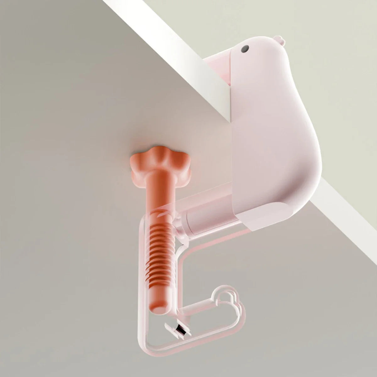 Portable Office Supplies Thinking Duck  Hook Hanging Decor Table Interesting Wallet Bag Hook Wall Hanger Bracket Handbag Non Pun
