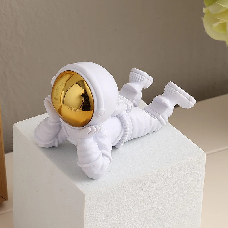 Desktop Astronaut Ornaments, Spaceman Ornament,Desktop Phone Holder,Home Decor,Astronaut Statue,Office Decoration