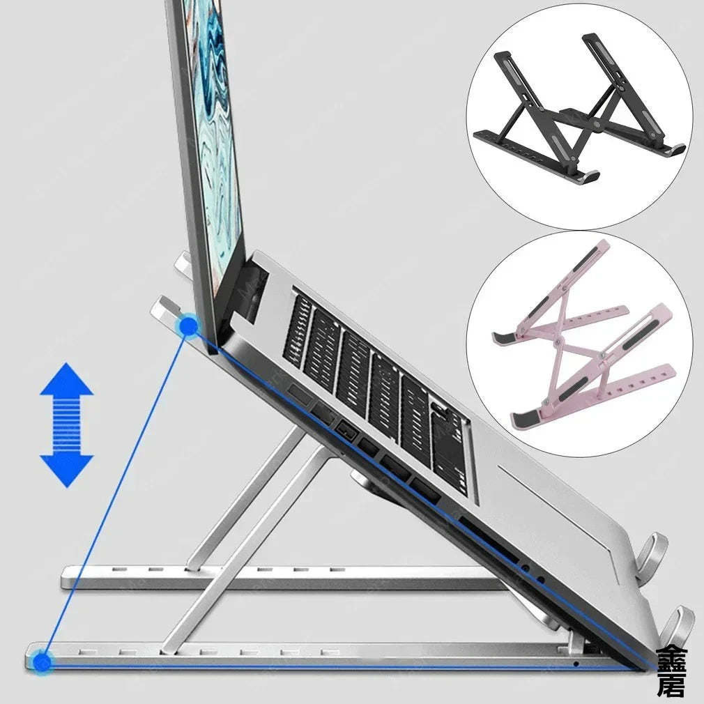Portable foldable computer monitor stand, adjustable laptop stand, suitable for small-sized tablet dock accessories