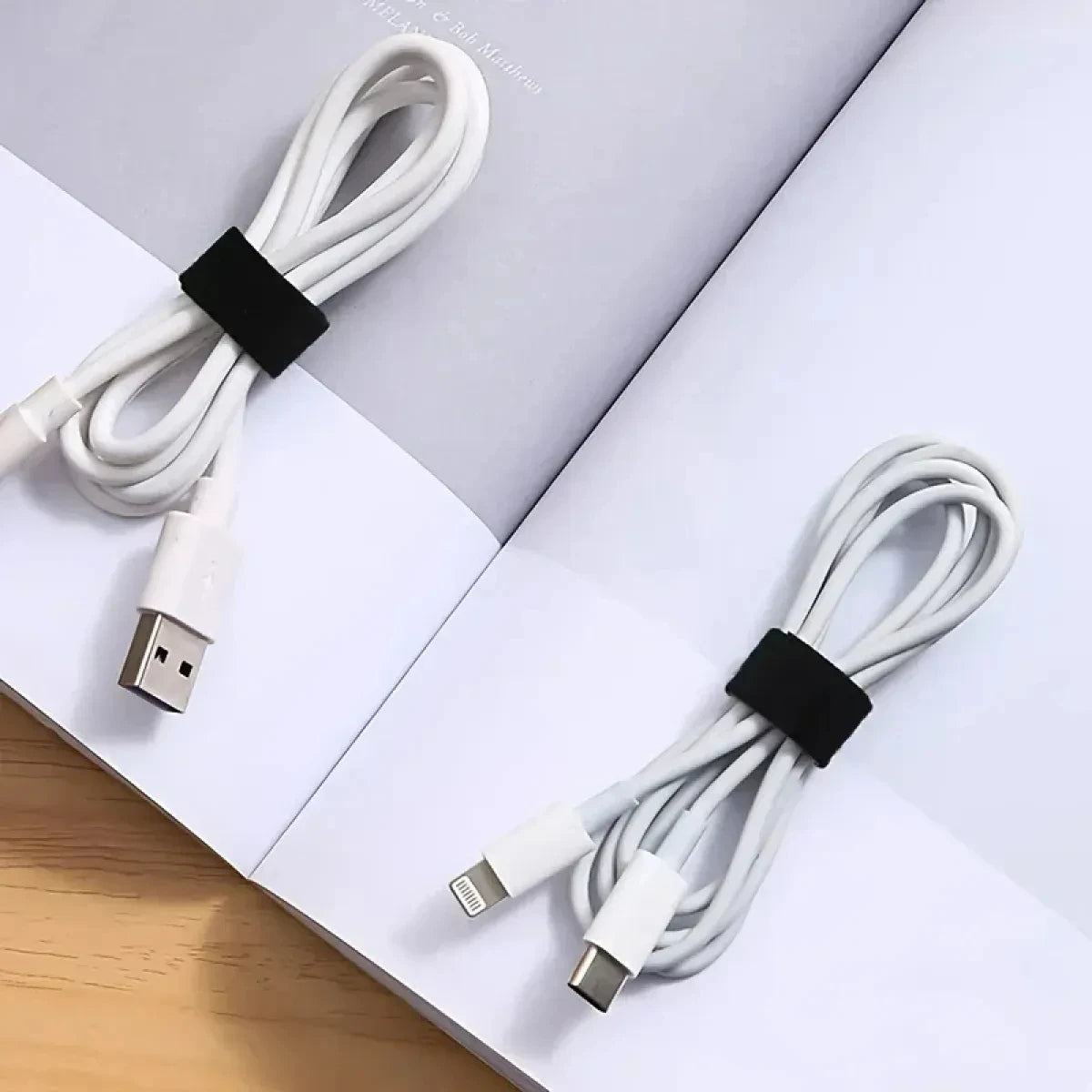 3M Hook and Loop Fastener Cable Organizer Cable Ties Wire Winder Keeper USB Cables Management Protector Earphone Mouse Cord Ties